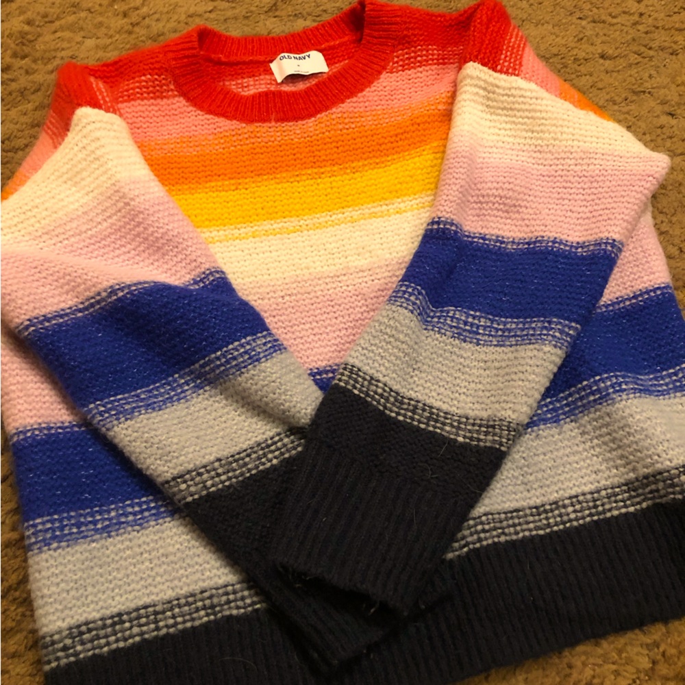Old Navy Rainbow Sweater